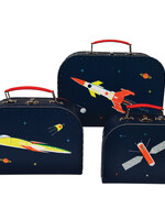 Rex London Set van 3 Ruimte Koffers - Space age kofferset
