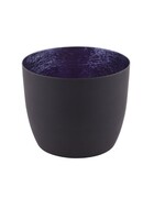 Giftcompany Madras Waxinelichthouder medium Zwart - nacht blauw