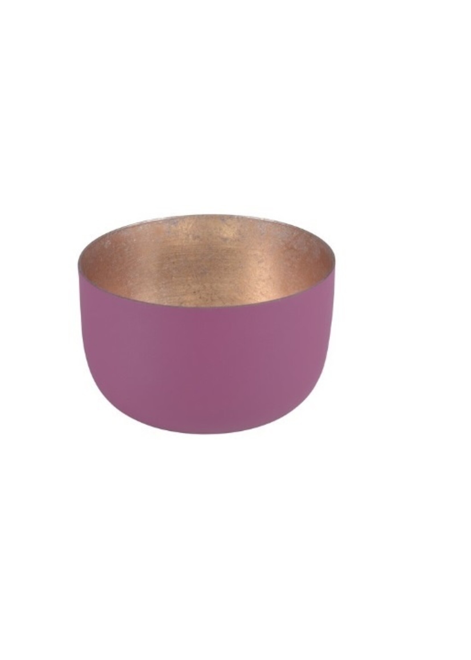 Giftcompany Waxinelichtjeshouder bordeaux goud