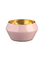 Giftcompany Layer Waxinelichthouder Poeder roze - Goud