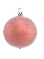 Kerstbal Terra Roodoranje Gezandstraald