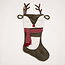 Sass & Belle decoratie kerstsok rendier uit de Christmas Woodland collectie
