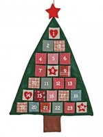 Adventskalender Kerstboom met Rode Ster