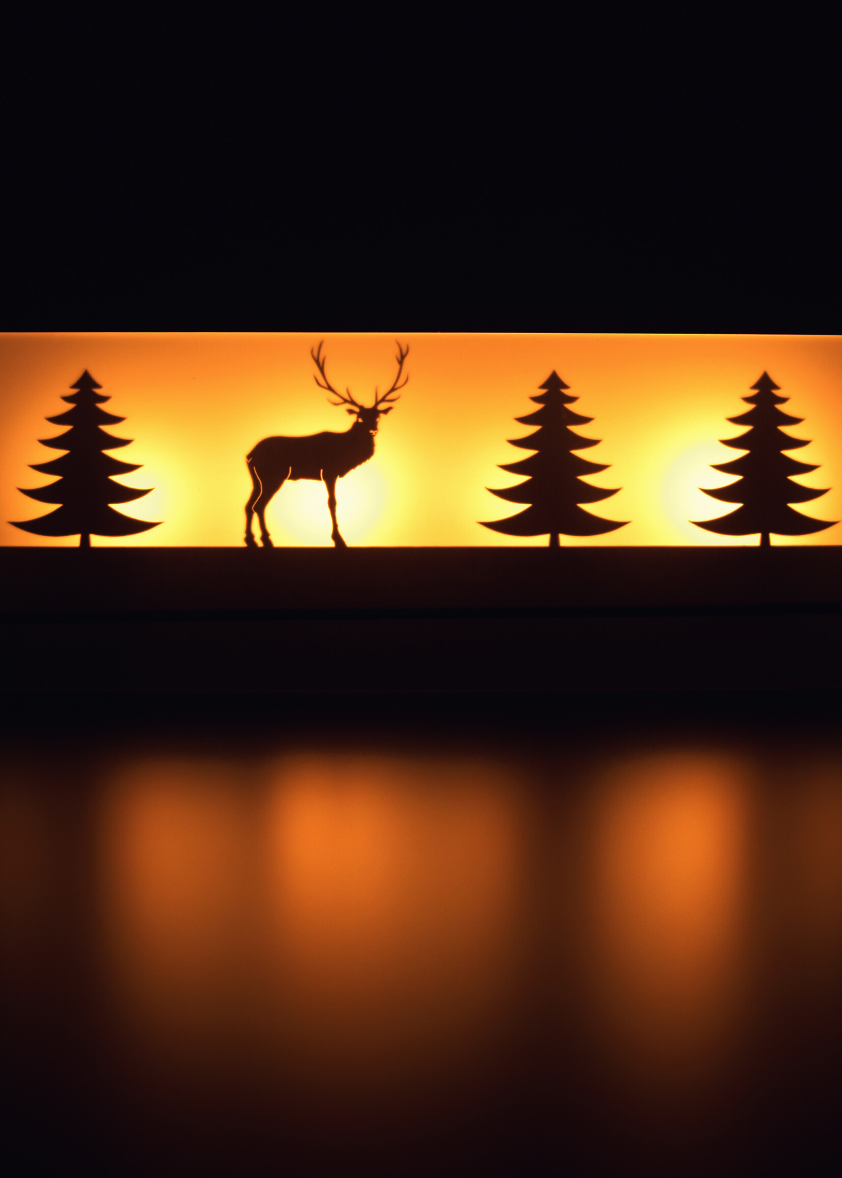 designimdorf Schaduwspel Hert in het bos waxinelichthouder groot