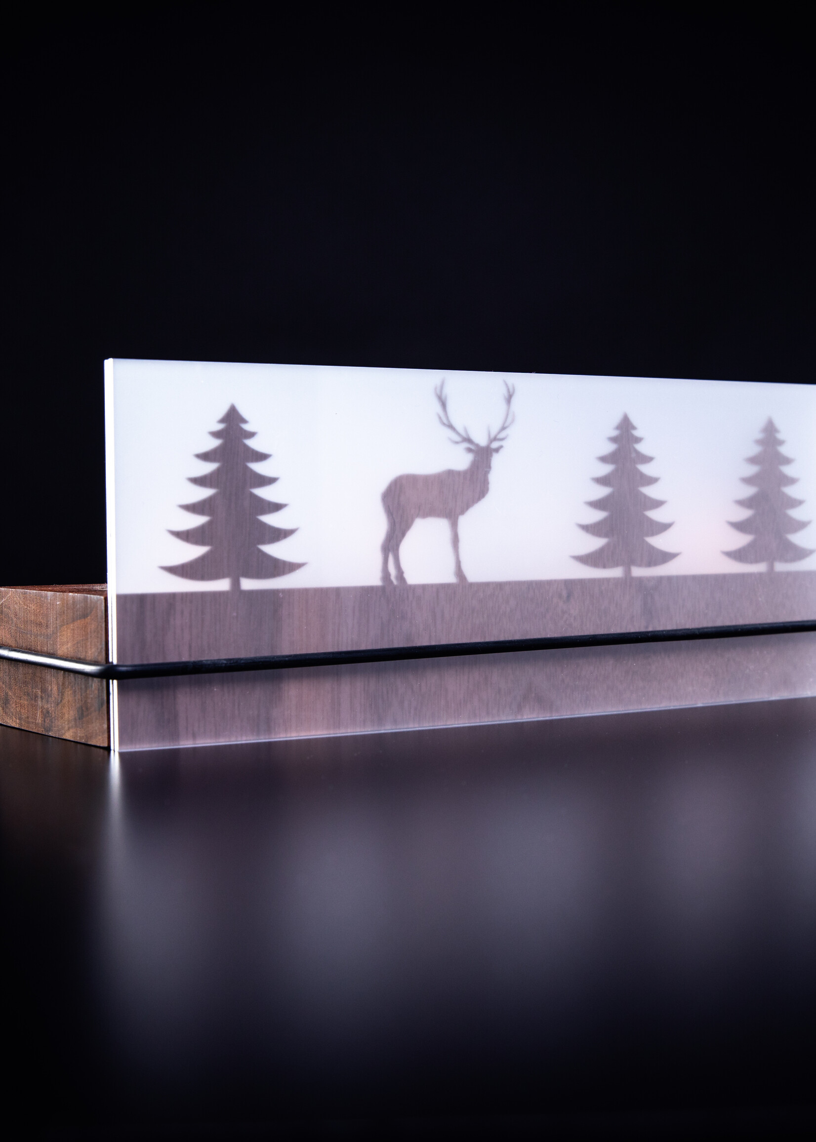 designimdorf Schaduwspel Hert in het bos waxinelichthouder groot