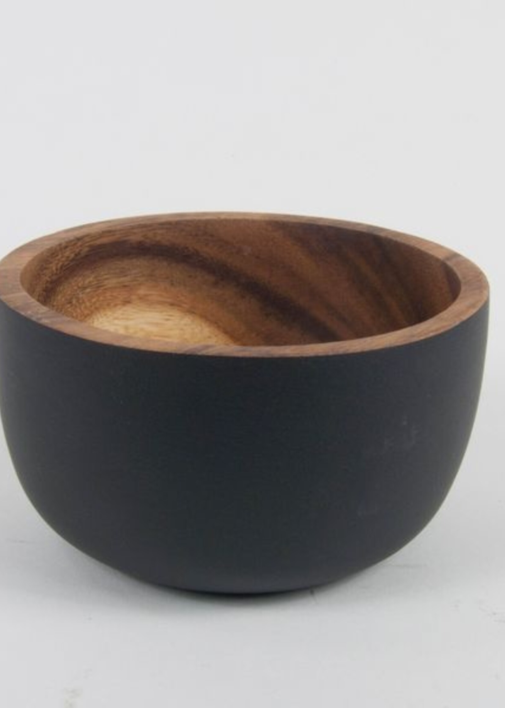 Kinta zwart rond schaaltje 11,5 x 6 cm