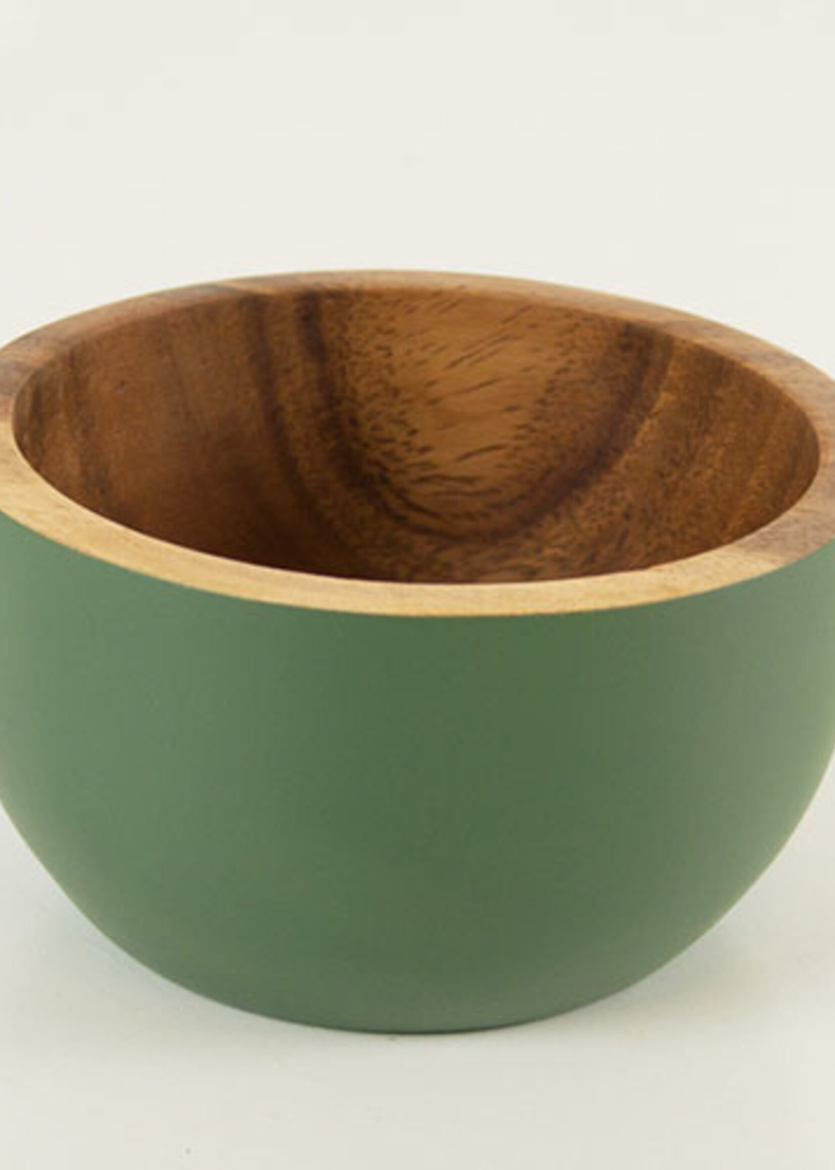 Kinta zeegroen rond schaaltje 11,5 x 6 cm