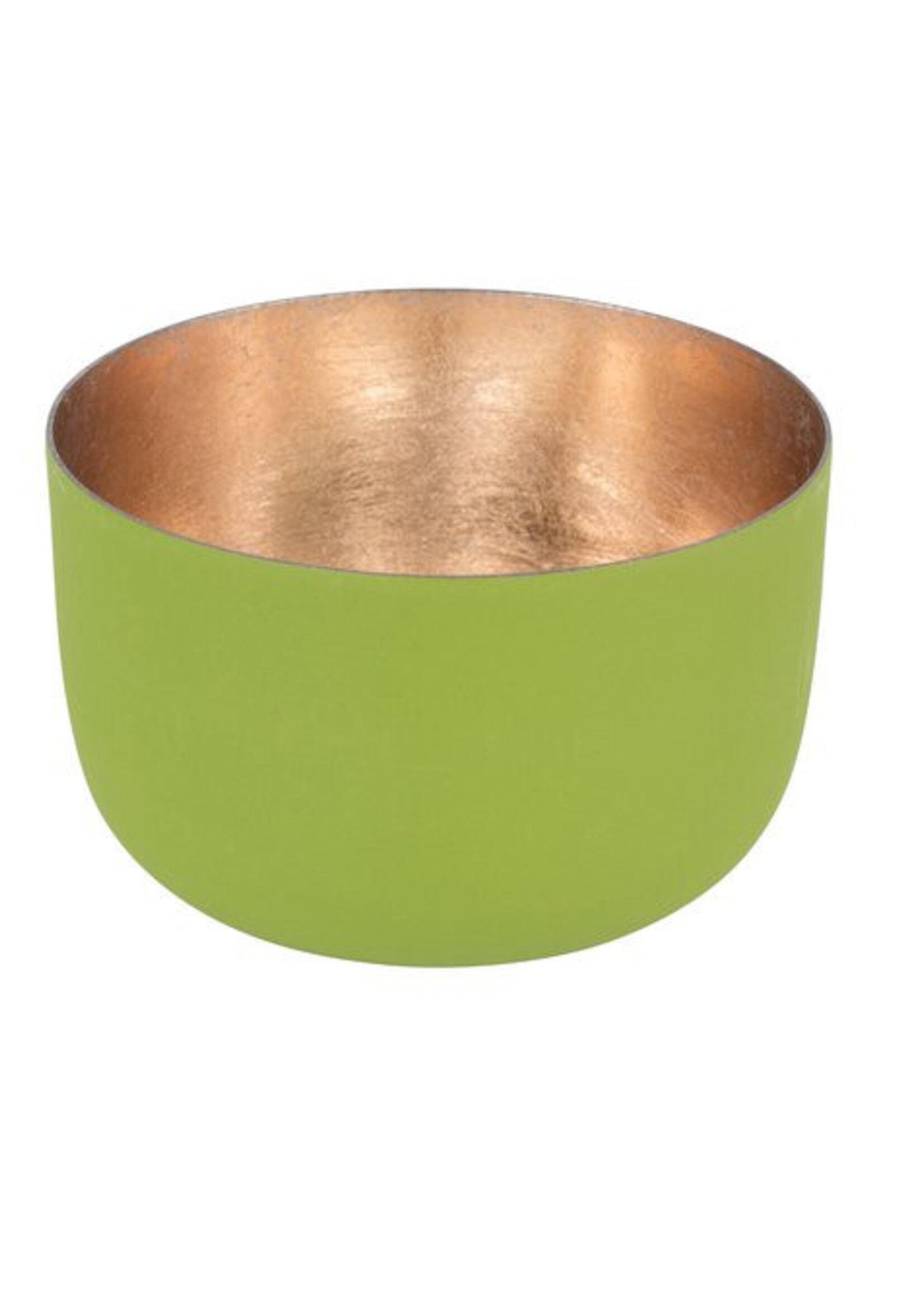 Giftcompany Waxinelichthouder voorjaarsgroen nudegold