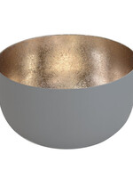 Giftcompany Madras Waxinelichthouder Grijs - Nudegold