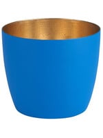 Giftcompany Madras Waxinelichthouder medium Azure - Nudegold