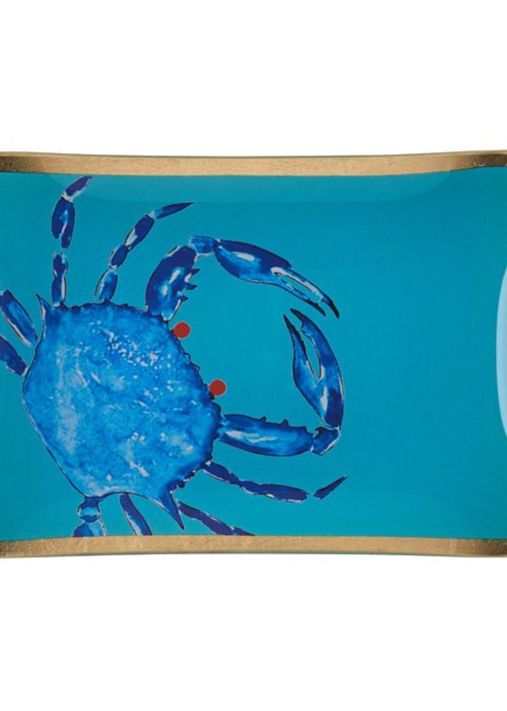 Giftcompany Glazen schoteltje met krab