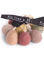 Én Gry & Sif Mini Eitjes Aarde Tinten - Set van 8