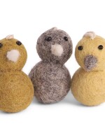 Én Gry & Sif Gele Kuikentjes hangers set van 3