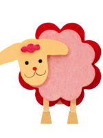 Graupner Rood Schaapje met Knijpertje