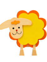 Graupner Oranje en Geel Schaapje met Knijpertje