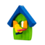 Graupner houten handgemaakt vogelhuisje