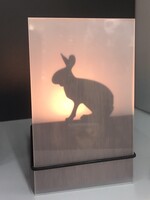 designimdorf Schaduwspel Haasje Waxinelichthouder