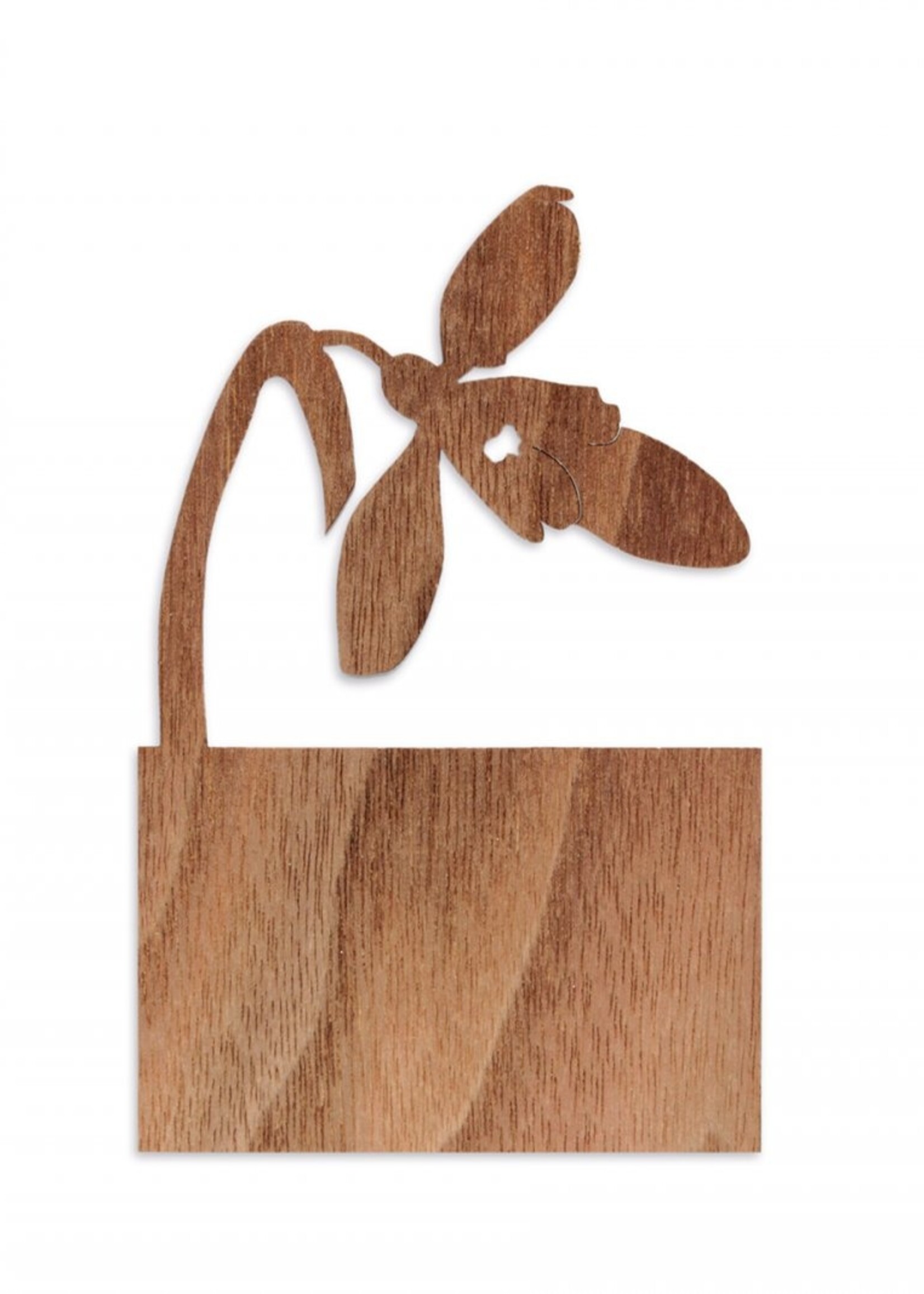 designimdorf los motief voor Schaduwspel waxinelichthouder sneeuwklokje