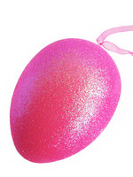 Knalroze Glitter Paasei