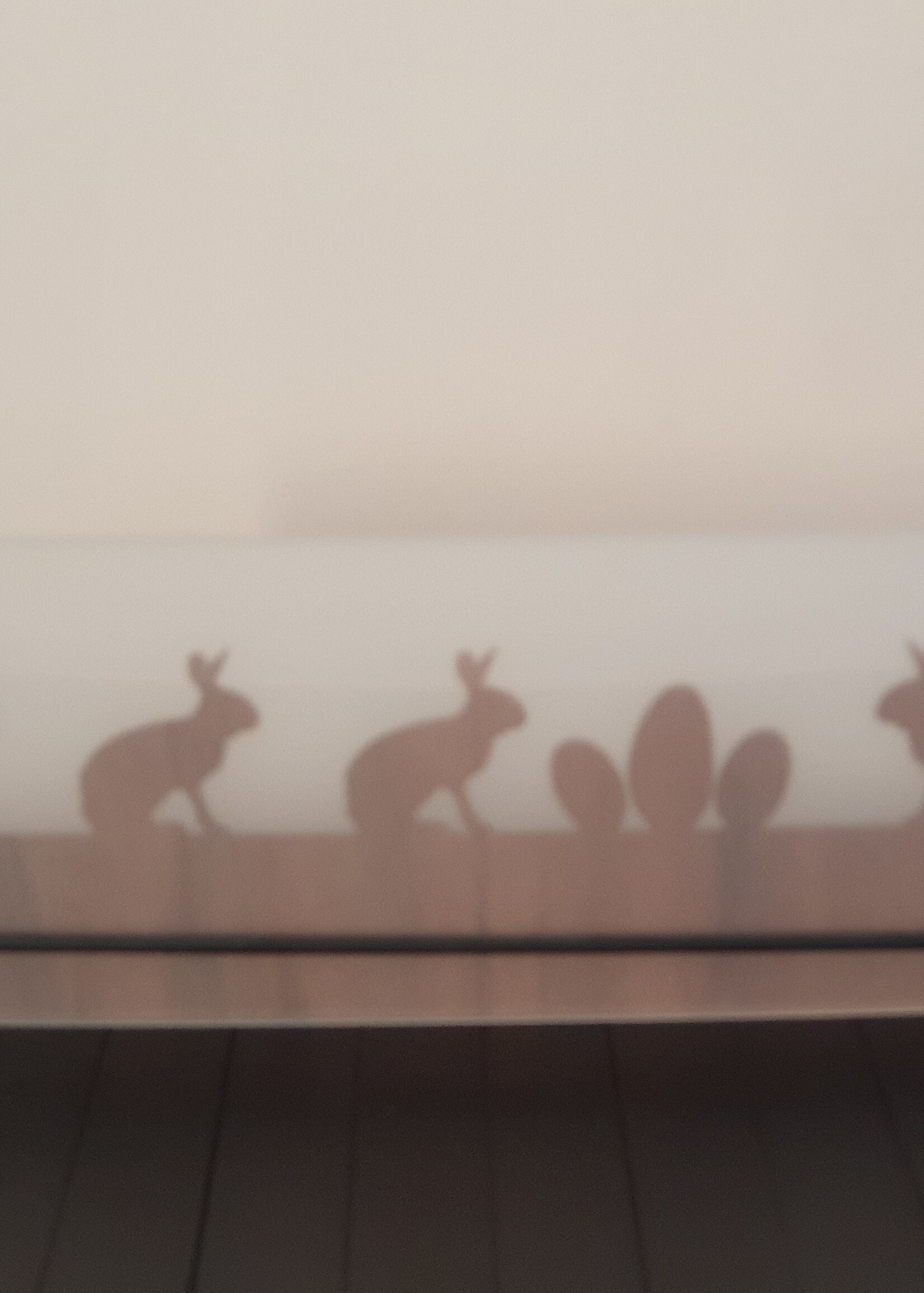 designimdorf Schaduwspel hazen en eieren waxinelichthouder