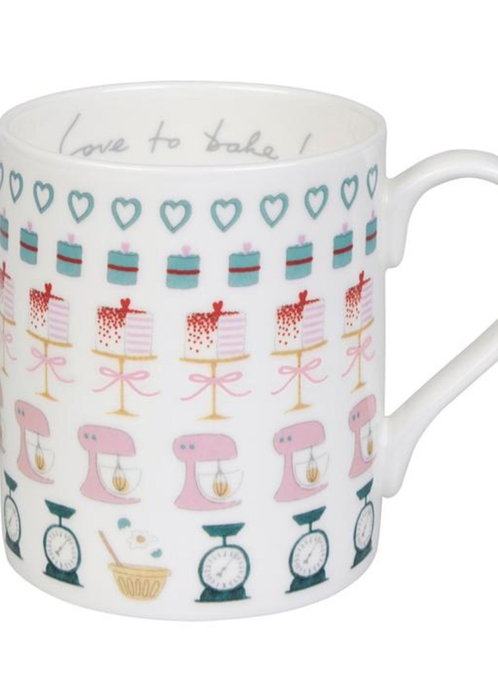 Sophie Allport porseleinen mok 'Gek op Bakken' 275 ml