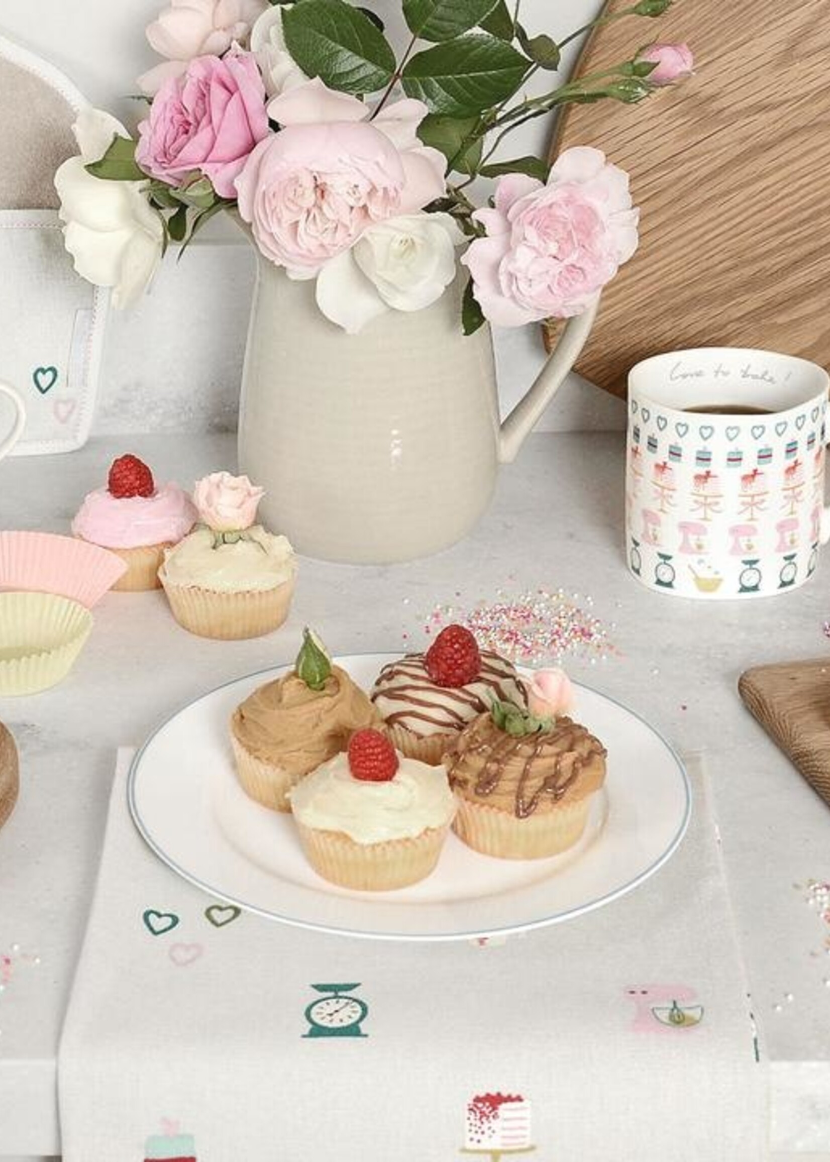 Sophie Allport porseleinen mok 'Gek op Bakken' 275 ml