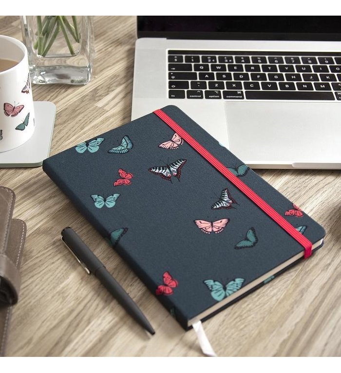 Sophie Allport stijlvol notitieboekje met vlinders A5 formaat