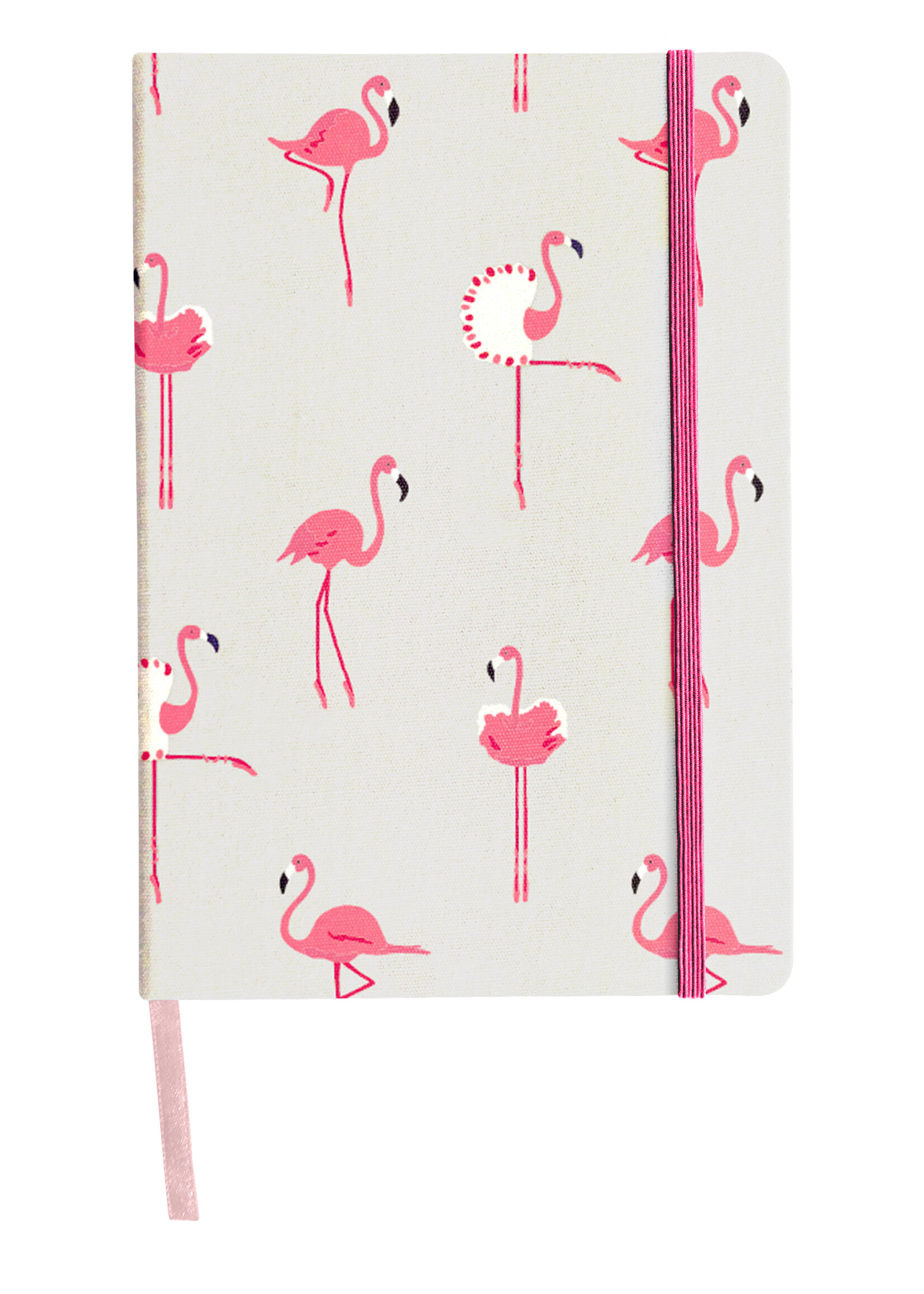 Sophie Allport hip notitieboekje met roze flamingo's A5 formaat