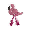 Sophie Allport flamingo hondenspeeltje met piepertje