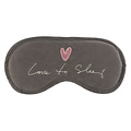 Sophie Allport slaapmasker - oogmasker met hartje en tekst "Love to sleep"