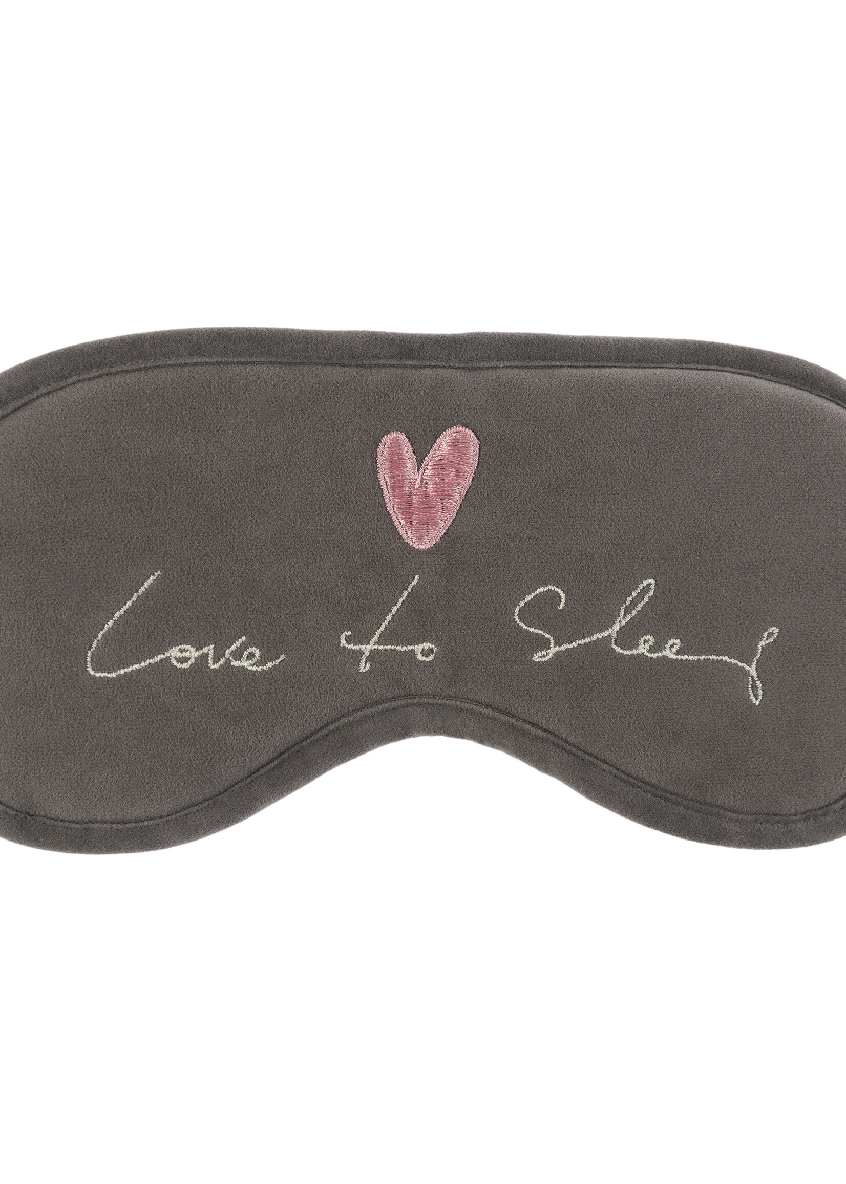 Sophie Allport slaapmasker - oogmasker met hartje en tekst "Love to sleep"