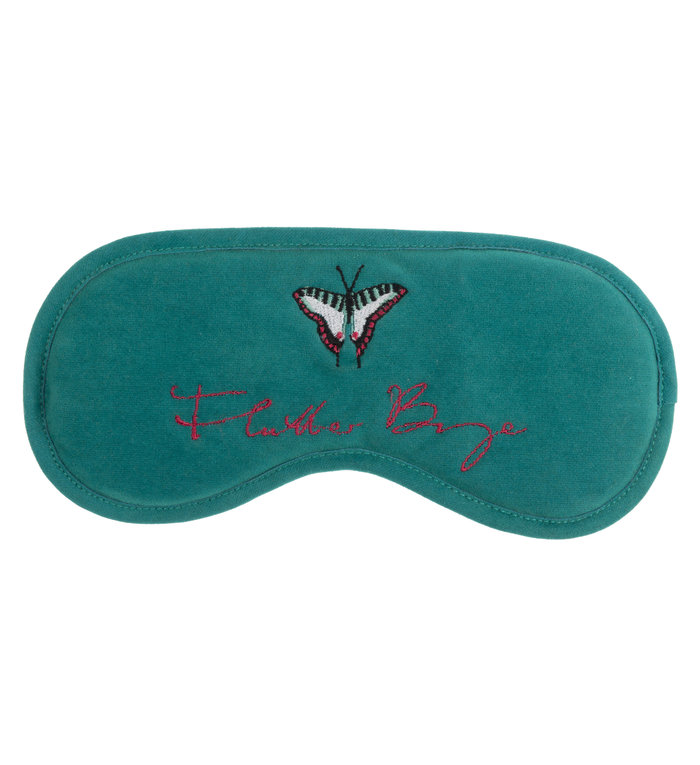 Sophie Allport slaap masker - oogmasker met vlinder en tekst "Flutter Bye"