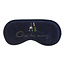 Sophie Allport slaapmasker - oog masker met champagneglazen en tekst "One too many"