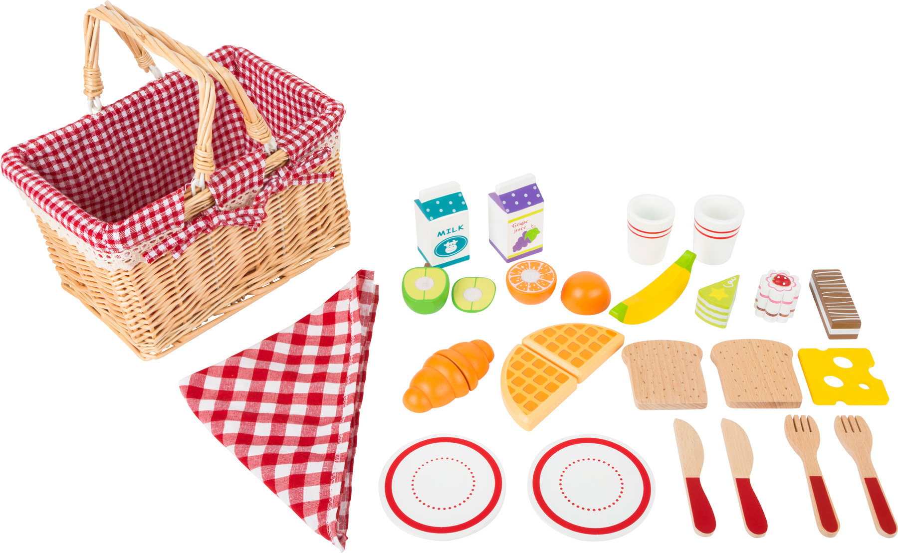Picknickmand voor Kinderen - Speelset 27 onderdelen van Small Foot