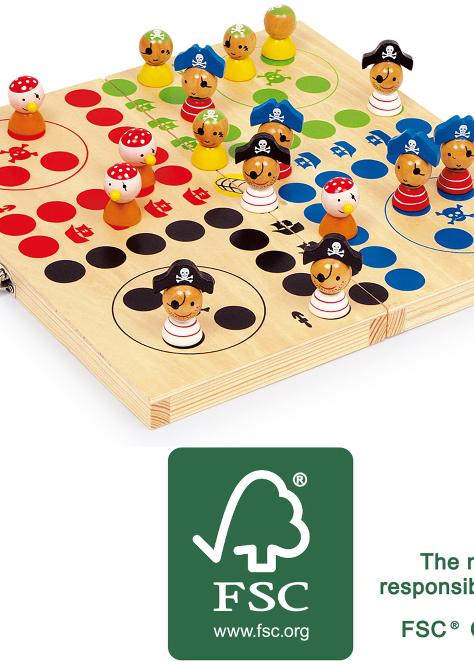 Small Foot piraten bordspel Ludo