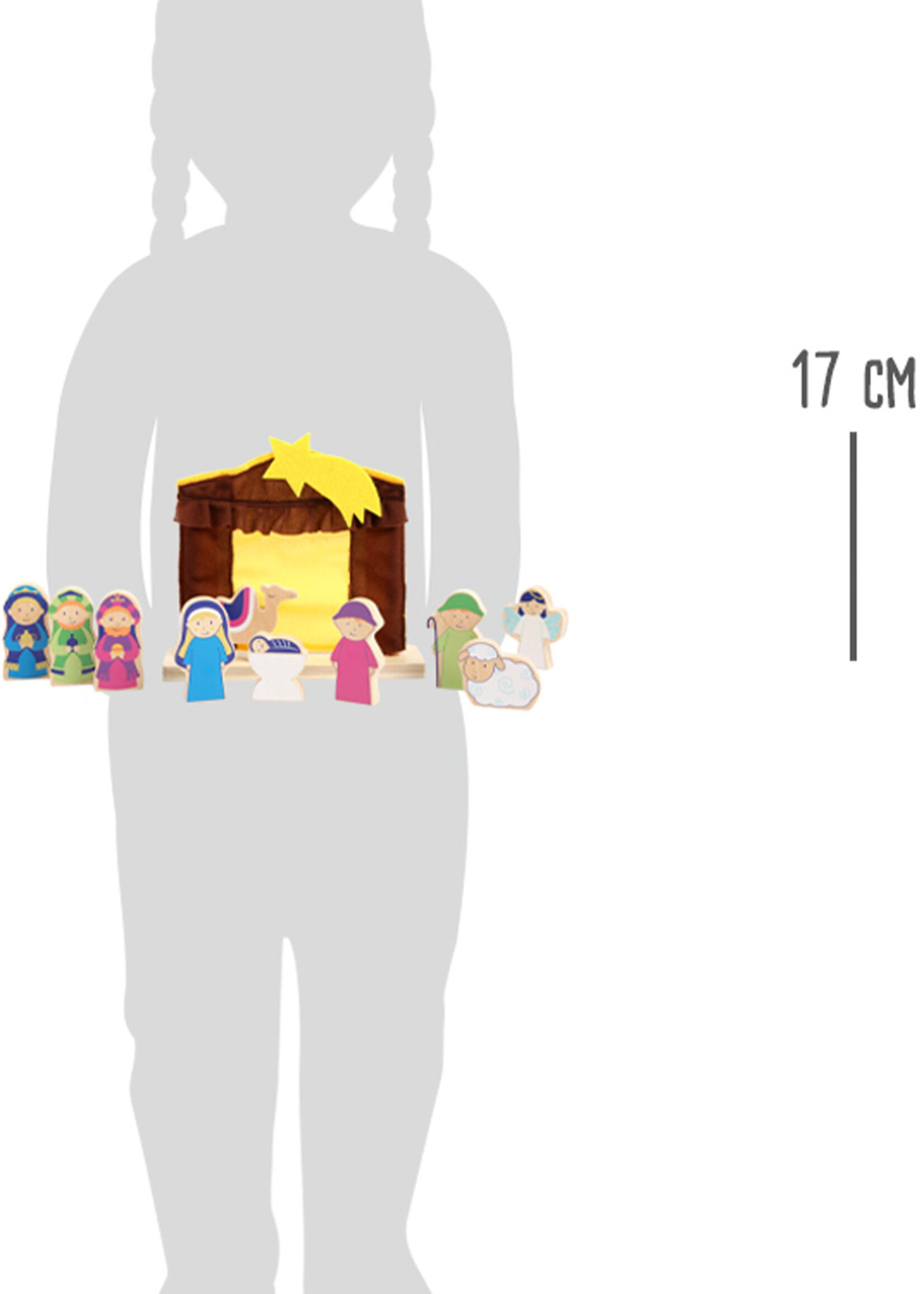 Small Foot kerststal voor kinderen speelset