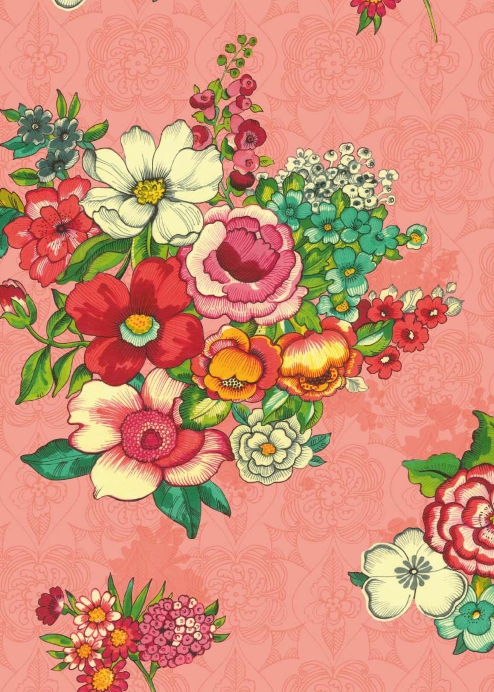 Vent de Bohème  tuinstoel - ligstoel - strandstoel van acaciahout met bohemien motief Hanami Koraal