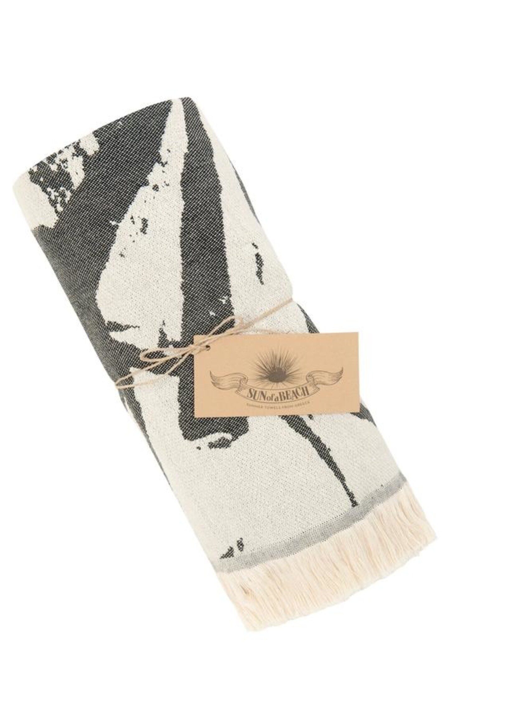 Sun of a Beach  vederlichte luipaard strandhanddoek - hamamdoek