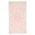 Sun of a Beach  vederlichte roze Derde Oog strandhanddoek - hamamdoek