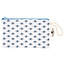 Sun of a Beach  katoenen strand clutch met boze oog patroon