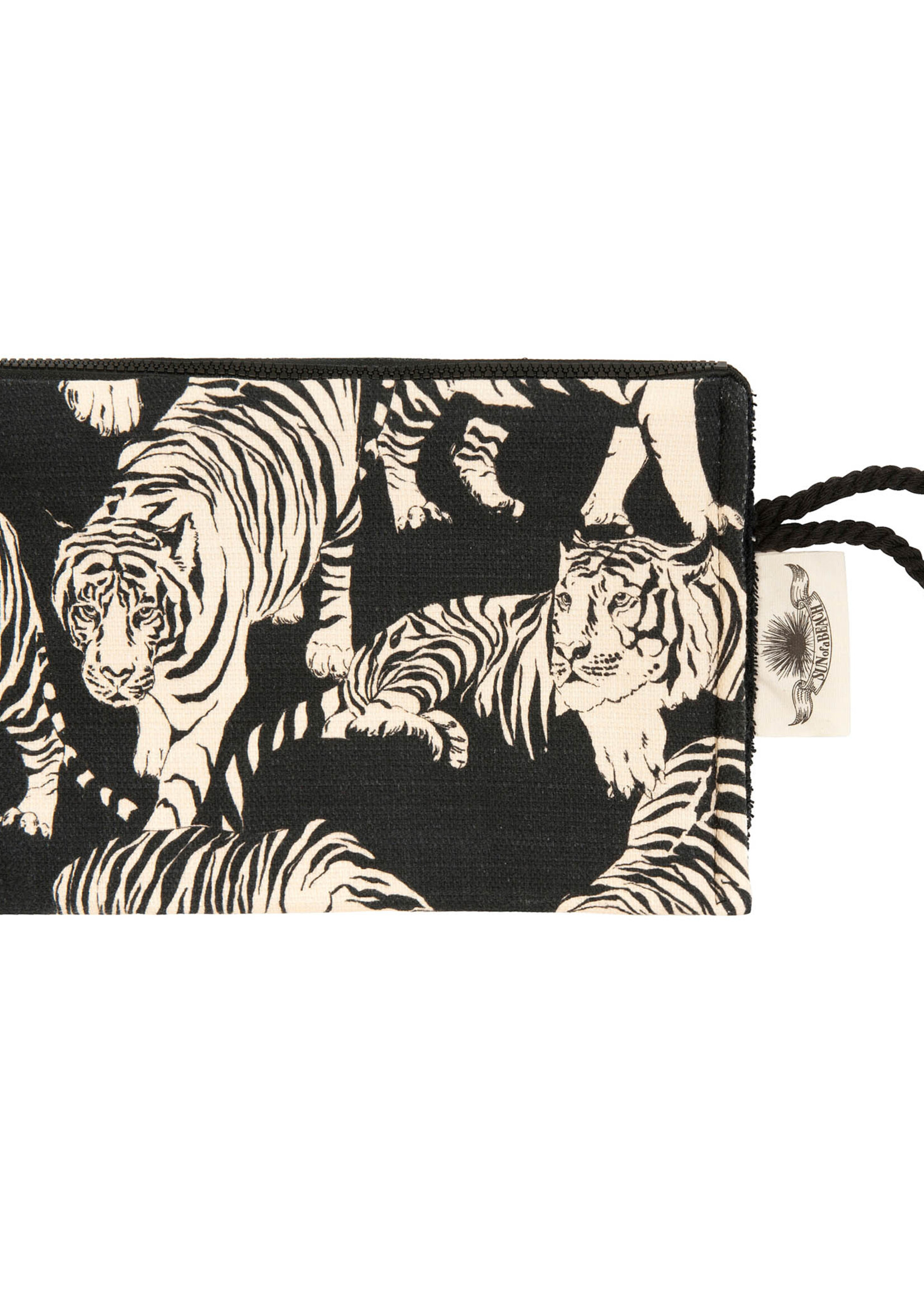 Sun of a Beach  strand clutch met tijgers