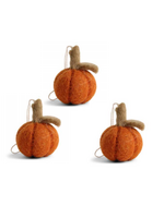 Én Gry & Sif Oranje Halloween Pompoenen - set van 3