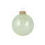 Glazen glanzende kerstballen parel kleurig effen 7 cm