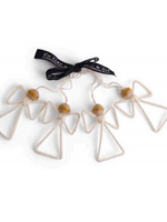 Én Gry & Sif Kerstboomhangers Witte Engeltjes - set van 4