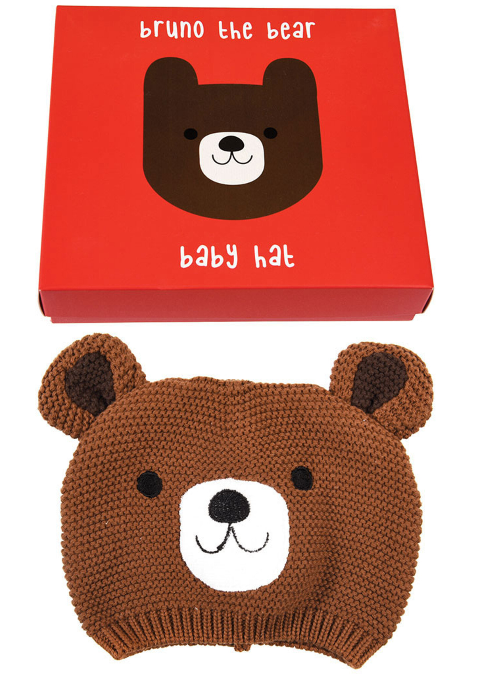 Rex London Bruno de Beer bruin baby mutsje