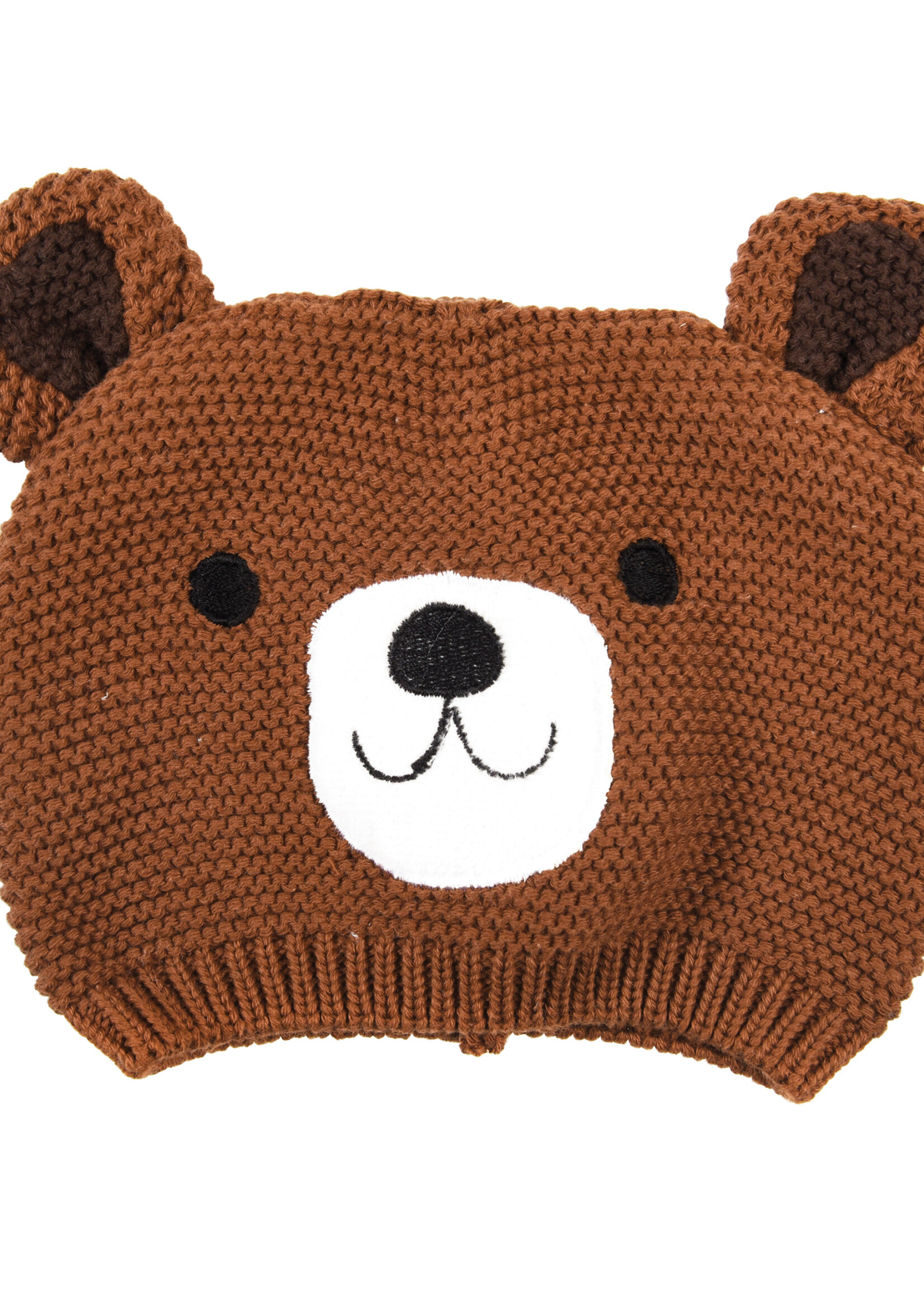 Rex London Bruno de Beer bruin baby mutsje