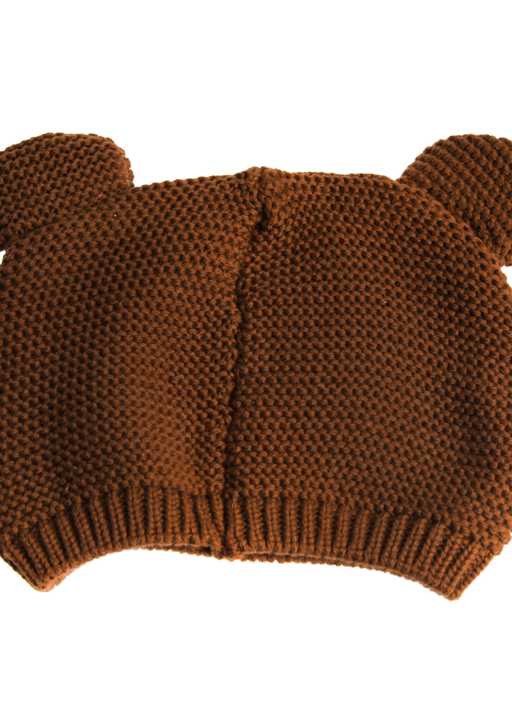 Rex London Bruno de Beer bruin baby mutsje