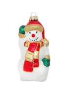 Zwaaiende Sneeuwpop Kerstboomhanger