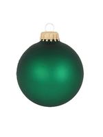 Kerstballen Groen Mat