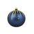 Blauwe Kerstballen met Gouden Glitter Streepjes